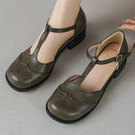 Margaux | Textured Leather Shoes