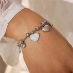 HEARTLINE CHARM BRACELET