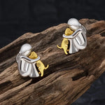 Marlow | Dog Embrace Earring