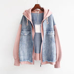 Vivian - Denim Hoodie Jacket