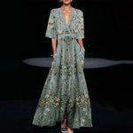 SOPHIA | ELEGANT EVENING DRESS WITH FLORAL PATTERN