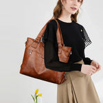 Retro Shoulder Tote Bag