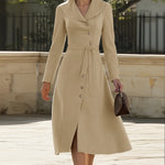 Zeagoo Women's Chic French Style A-Line Midi Dress