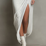 Zeagoo Women's Comfort Stretch High Split Maxi Dress