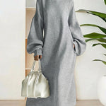 Zeagoo Women's Casual Oversized Lantern Sleeve Maxi Dress