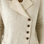Zeagoo Women's Casual Slant Placket Ribbed Knit Cardigan