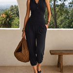 Ultra Comfort Cotton Sleeveless Top and Capri Pants Set