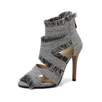 Naya Denim-Fringe Heels