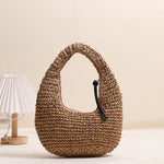Hand Woven Straw Woven Handbag