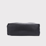 Ruched Leather Hobo Chain Detail Shoulder Bag