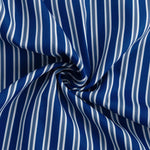 Blue White Stripe Strapless Bandeau Loose Flowy Maxi Dress