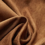 Brown Ruched Wrap Midi Skirt