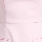 Square Neck Wide Strap Pocketed A-Line Mini Dress