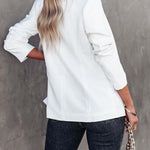 Zeagoo Women's Casual Lapel Slim Pocket Cardigan Blazer