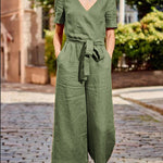 Romper Jumpsuit with Belt
