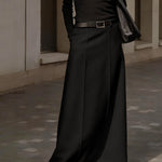 Zeagoo Women's Comfortable High Waisted Maxi Skirt