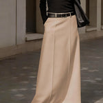 Zeagoo Women's Comfortable High Waisted Maxi Skirt