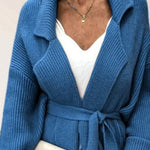 Zeagoo Women's Daily Long Chunky Belted Knit Cardigan
