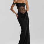Zeagoo Elegant Lace Splice Formal Dress for Women Casual Summer Vacation 2026