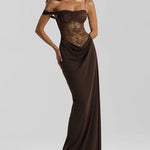 Zeagoo Elegant Lace Splice Formal Dress for Women Casual Summer Vacation 2026