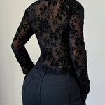Zeagoo Sexy Floral Lace Bell Sleeve V Neck Top for Women Casual Boho Summer Vacation 2026 | Under $40