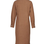 Zeagoo Women's Casual Corduroy Long Sleeves Shirt Dress