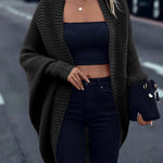Zeagoo Elegant Batwing Sleeves Knit Cardigan for Women Casual Work Office Loose Fit 2026 | Under $25
