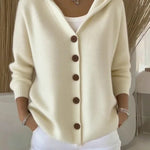 Zeagoo Women's Comfy Ultra-Soft Hooded Knit Cardigan