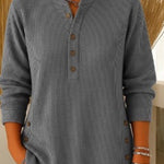 Zeagoo Soft Corduroy Long Sleeve Tunic Tops for Women Casual Work Office Loose Fit 2026