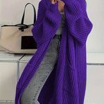 Zeagoo Women's Comfy Loose Fit Chunky Knit Long Cardigan
