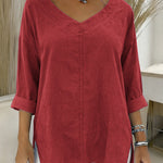 Zeagoo Essential Soft V-neck Top for Women Casual Work Office Loose Fit 2026 | Under $40