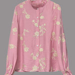 Zeagoo Elegant Floral Embroidered Long Sleeve Shirt for Women Casual Boho Summer Vacation 2026 | Under $40