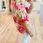 Zeagoo Flower Printed Ruffled Trim Blouse for Women Cute Summer Casual 2026 | Under $40