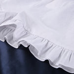 Casual Washed Cotton Ruffled Square Neck Top and Shorts Set