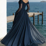 Zeagoo Elegant Mesh Off-the-Shoulder A-Line Maxi Dress for Women Casual Beach Vacation Summer 2026