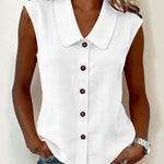 Urban Casual Commuter Sleeveless Shirt Vest