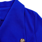 Anti-Wrinkle Double-Breasted Business Dress