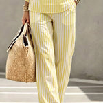Comfy Vertical Stripes 2-Piece Set