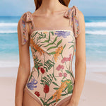 Zeagoo Women's Double-Sided Print Reversible One-Piece Swimsuits
