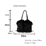 LARIBELLE™ - VERSATILE PLUSH VELVET SHOULDER TOTE BAG
