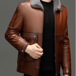 Regal Leather Jacket Plush