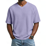 Kenwick | The Waffle Texture V-Neck Shirt