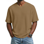 Kenwick | The Waffle Texture V-Neck Shirt