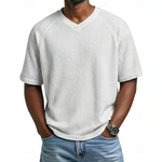 Kenwick | The Waffle Texture V-Neck Shirt