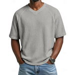 Kenwick | The Waffle Texture V-Neck Shirt