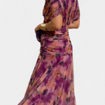 Alondra™ | Long Floral Dress with V-Neck