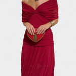 Alondra™ | Long Floral Dress with V-Neck