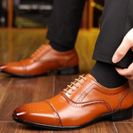 Luxury Leather Brogue Shoes