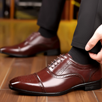 Luxury Leather Brogue Shoes