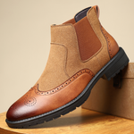 Tall Solid Chelsea Boots